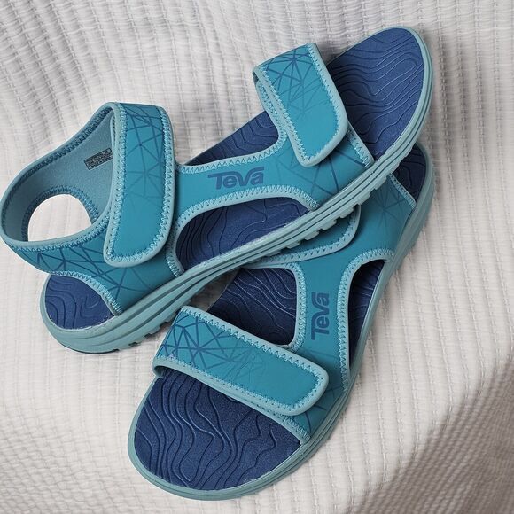 TEVA TIDEPOOL SANDALS JUNIOR KIDS‎ 7 (COULD FIT WOMENS) BIG KIDS JUNIOR SIZE - Picture 7 of 7